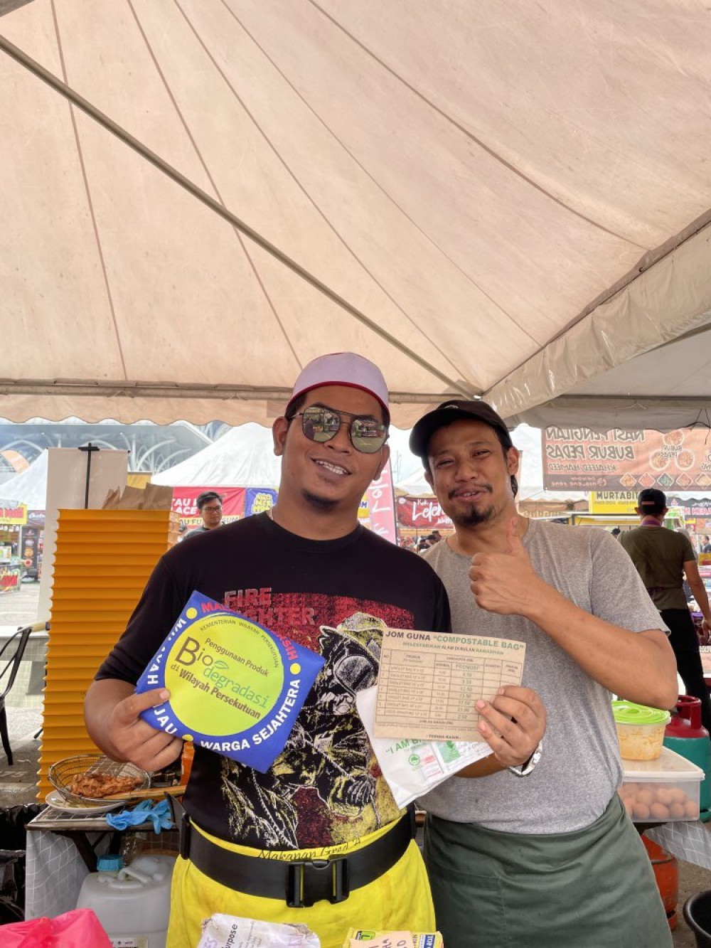 Kempen Produk Biodegradasi & Bawa Beg Sendiri Ke Bazar Ramadhan